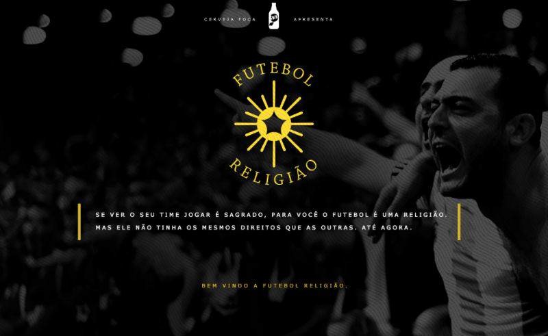 Cerveja Foca faz com que o Brasil reconheça o futebol como culto religioso