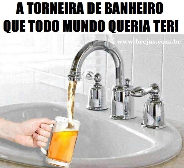 A torneira de banheiro que todo mundo queria ter | Este e outros 20 memes de cerveja só no Brejas