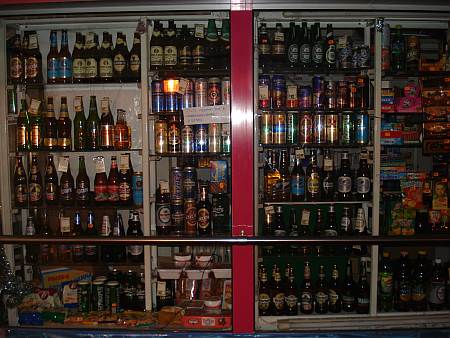 Cervejas na Rússia em lojas conveniência