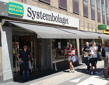 Systembolaget tradicional de rua