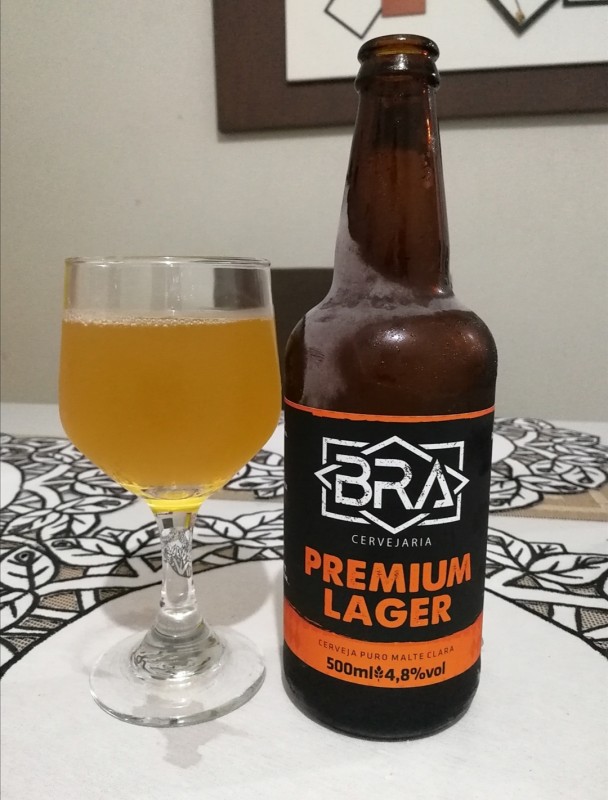 Cerveja BRA Premium Lager - Microcervejaria Cearense