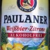 Paulaner Weißbier-Zitrone Alkoholfrei