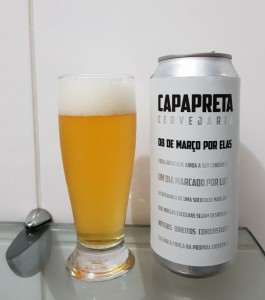 Capa Preta Lager 08 de Março por Elas