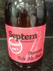 Septem Thursday&#039;s Premium Red Ale - Wagner Gasparetto.JPG