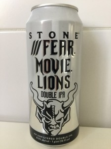 Stone Fear. Movie. Lions Double IPA - US - DIPA