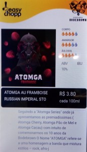 Bodebrown Atoma Au Framboise - Brasil - Imperial Stout
