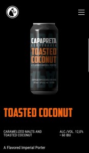 Capa Preta Toasted Coconut