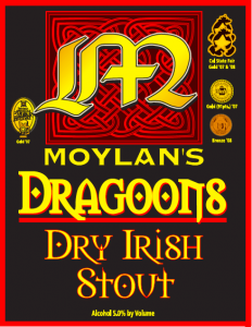 Moylan&#039;s Dragoons Dry Irish Stout