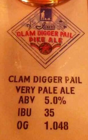 Pike Clam Digger Pail Ale