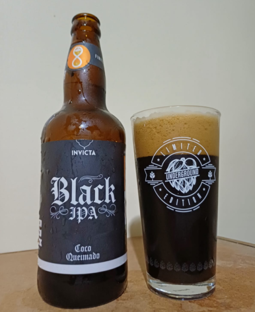 Finito Invicta Black IPA com Coco Queimado